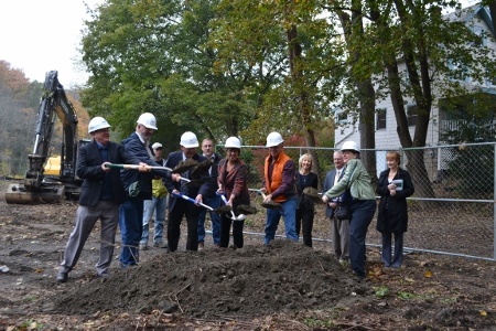 Green River Commons groundbreaking. 